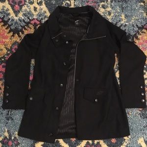 Alpinestars Copenhagen black wool peacoat large